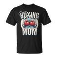 Uper Boxing Mom Guantes De Boxeo Y Boxeadores De Apoyo Cuello Camiseta unisex