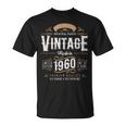 Vintage 1960 65 Regalos De Cumpleaños Es Hombres 65 Años Camiseta unisex