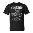 Vintage Born 1965 60Th Birthday クラシック レトロ バイク Tシャツ