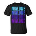 Vintage Malone Personalized Name I Love Malone T-Shirt