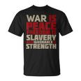 War Is Peace 引用tシャツ Tシャツ