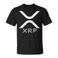 Xrpロゴ暗号通貨暗号 Tシャツ