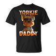 Yorkie Daddyヨーキー パパ 父の日 お父さん スウィート・ヨークシャー・テリア Tシャツ