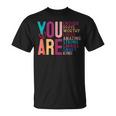 You Are Enough 感動的な引用と断言 Tシャツ