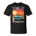 Yuma Az レトロハイウェイ ノスタルジック ヴィンテージカーデザイン Tシャツ