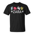 Zaraパーソナライズドドッグネームzara Pet Lover Tシャツ