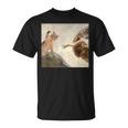 おかしな猫 神 創造 アダム ミーム イエス Tシャツ