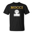 おもち Mocci 餅『おやつ ポップ』ブランド ロゴ パロディ お菓子 おやつ 面白い かわいい Tシャツ