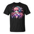 かわいい ちびアニメ 女の子 アニメ グッズ かわいい 日本の漫画ファン Tシャツ