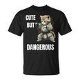 かわいいけど危険な空手 面白い テコンドー 猫 格闘技 Tシャツ