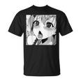 かわいいアヘ顔 アニメ 女の子 オタクウィーブ ラブ ビッグアイズ ドリップ Tシャツ