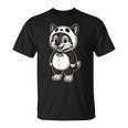 かわいいオオカミのパンダコスチューム ガールズ キッズ オオカミ愛好家 長袖tシャツ Tシャツ