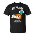 かわいいスリーピングビーグル ペット愛好家のための面白い犬のデザイン Tシャツ