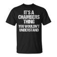それは商工会議所のことだ（君には分からないだろう）-Chambers Tシャツ