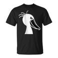 みんな大好きハシビロコウ 動かない鳥 はしび郎クラブ オリジナルデザイン イラスト おもしろ モノクロ Tシャツ