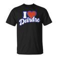 アイ・ラブ・ディアドラ Tシャツ