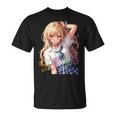 アニメ風イラスト ギャル 最強 可愛い女の子 Tシャツ