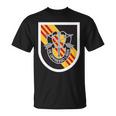 アメリカ陸軍第5特殊部隊グループ ベレー帽 閃光と紋章 Tシャツ