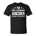 アーチャー 個人名 I'm That Legendary Archer Tシャツ