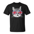 イギリス ユニオンジャック フラッグ イギリス 猫 イギリス Tシャツ