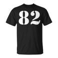 エイティツー 数字 82 ナンバー Tシャツ
