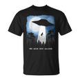 エイリアン アブダクション 牛 Ufo We Are Not Alone ギフト Tシャツ