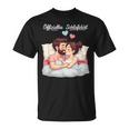 オフィシャルスリープシャツ面白いカップルロマンチックギフト Tシャツ