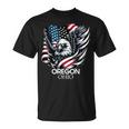 オレゴン州オハイオ州 7月4日 アメリカ国旗 Tシャツ