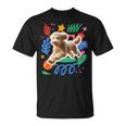 オーストラリアンラブラドゥードル 遊び心のあるデザイン犬 Tシャツ