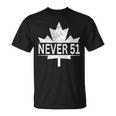 カナダ Never 51 Never 51Sttate カナダ カナダ 国旗 Tシャツ
