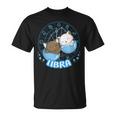 カワイイ猫占星術 星座天秤座 Tシャツ