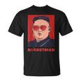 キム・ジョンウン、ファニー・ロケットマン・パロディ・ロックンロール Tシャツ