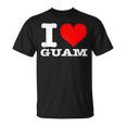 グアム I Heart Guam I Love Guam Tシャツ