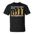 サックス奏者のための面白いサックスミームまたはサックスジョーク 「Axophone Joke 」 Tシャツ