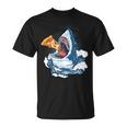 サメが食べるピザ サメグッズ ジョーズ Tシャツ