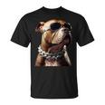 サングラスをかけたピットブル アメリカン・ピット・ブル・テリア Tシャツ