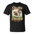 シェットランド・シープドッグ・ドッグ・シェルティー-シェルティ・ラヴァー・フォー・ライフ Tシャツ