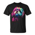シーズー グラフィック ペット イラスト 犬 シーズー Tシャツ