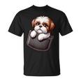 シーズーインポケット シーズー犬好き Tシャツ