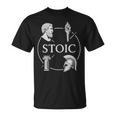 ストイックな美徳 – 知恵の勇気 正義 自己習得のシンボル Tシャツ