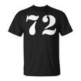 セブンティツー ナンバー 72 ナンバー Tシャツ