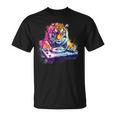タイガーミュージック Dj ターンテーブル Dj タイガーテクノ ダンスクラブ ハウス Tシャツ