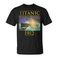 タイタニックtシャツ 帆船 ヴィンテージ クルーズベッセル 1912年 ギフト Tシャツ