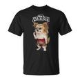 チワワ犬 ムエタイ キックボクシングチャンピオン Tシャツ