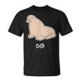 トド《ビッグ プリント》【どうぶつフレンズ】海・水族館の生き物 ゆるくてかわいい キャラクター イラスト Tシャツ