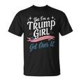 トランプガールレッドtシャツ ドナルド・トランプ大統領2024 Tシャツ