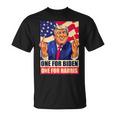 ドナルド・トランプ 中指 バイデン ハリス アメリカ 共和党員 Tシャツ