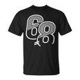 ナンバー68 スポーツジャージ 68 誕生日 Tシャツ