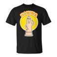 ハニワ 埴輪《ロゴマーク》Haniwa【踊る埴輪 男】歴史土器 かわいい イラスト 面白い Tシャツ