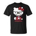 ハローキティ Usデザイン メガネ Tシャツ